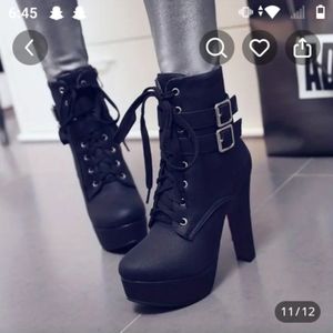 High heel boots